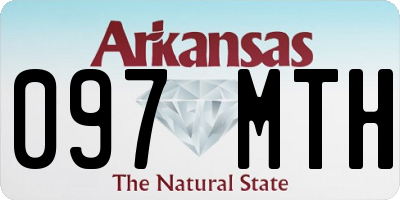 AR license plate 097MTH