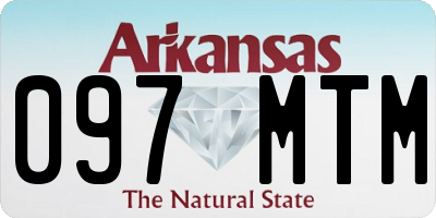 AR license plate 097MTM