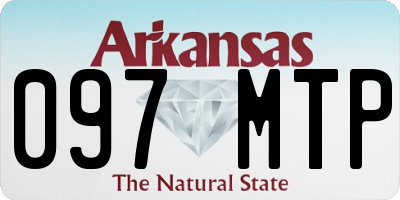 AR license plate 097MTP