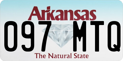 AR license plate 097MTQ