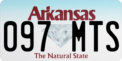 AR license plate 097MTS