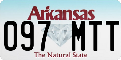 AR license plate 097MTT