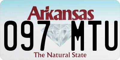 AR license plate 097MTU