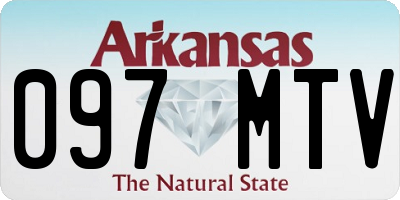 AR license plate 097MTV