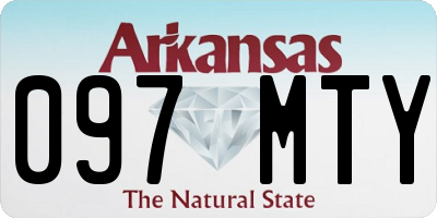 AR license plate 097MTY