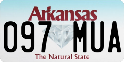 AR license plate 097MUA