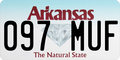 AR license plate 097MUF