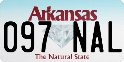 AR license plate 097NAL