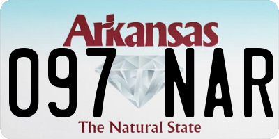 AR license plate 097NAR