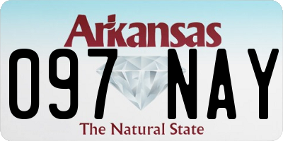 AR license plate 097NAY