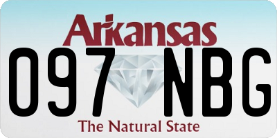 AR license plate 097NBG