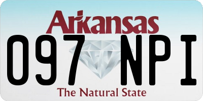 AR license plate 097NPI