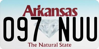 AR license plate 097NUU