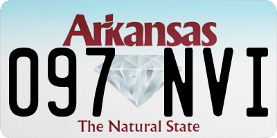 AR license plate 097NVI