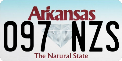 AR license plate 097NZS