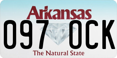AR license plate 097OCK