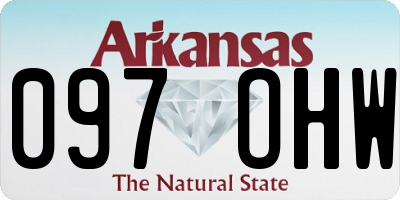 AR license plate 097OHW