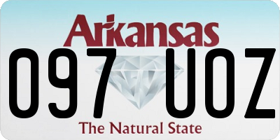 AR license plate 097UOZ