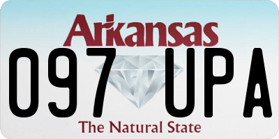AR license plate 097UPA