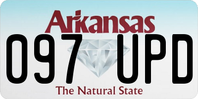AR license plate 097UPD