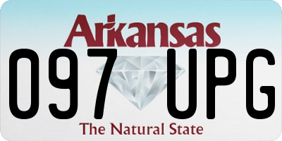 AR license plate 097UPG