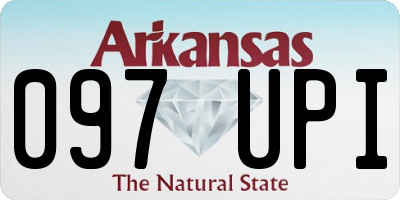 AR license plate 097UPI
