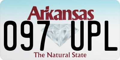 AR license plate 097UPL