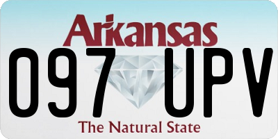 AR license plate 097UPV