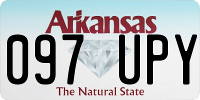 AR license plate 097UPY