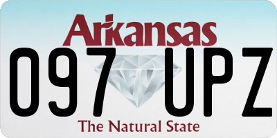 AR license plate 097UPZ