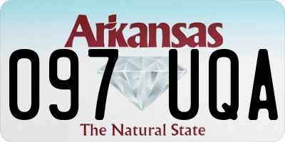 AR license plate 097UQA
