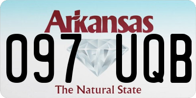 AR license plate 097UQB