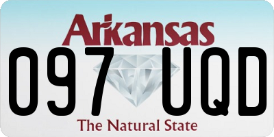 AR license plate 097UQD