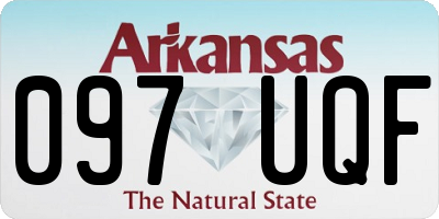 AR license plate 097UQF