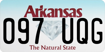 AR license plate 097UQG