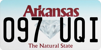 AR license plate 097UQI
