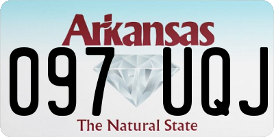 AR license plate 097UQJ