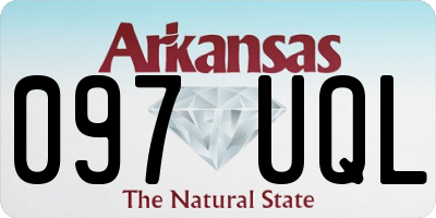 AR license plate 097UQL
