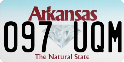 AR license plate 097UQM
