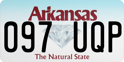 AR license plate 097UQP