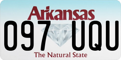 AR license plate 097UQU
