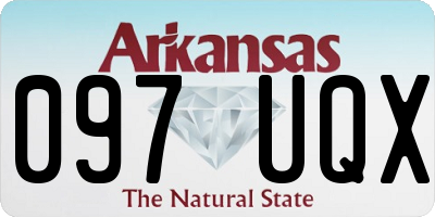 AR license plate 097UQX