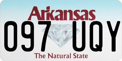 AR license plate 097UQY