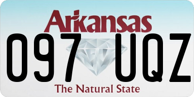 AR license plate 097UQZ
