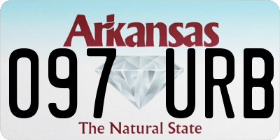 AR license plate 097URB