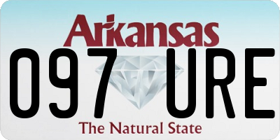 AR license plate 097URE