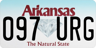 AR license plate 097URG