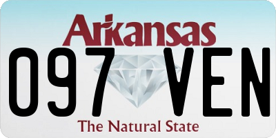 AR license plate 097VEN