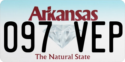 AR license plate 097VEP
