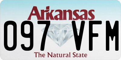 AR license plate 097VFM